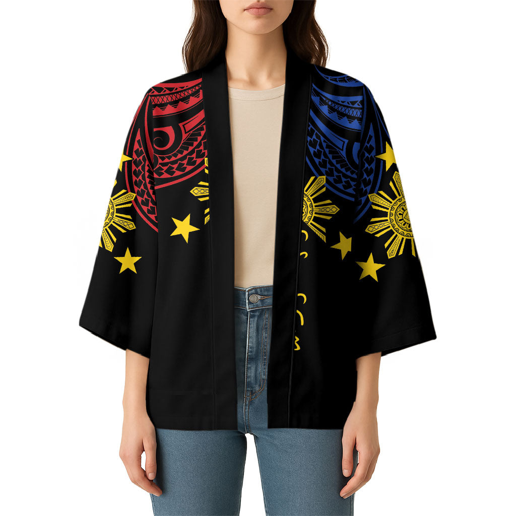 Philippines Heritage Personalized Kimono Baybayin Philipinas Sun