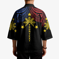 Philippines Heritage Personalized Kimono Baybayin Philipinas Sun