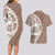 Polynesian Pride Couples Matching Long Sleeve Bodycon Dress and Hawaiian Shirt Polynesia Tribal - Tropical Brown LT7 - Polynesian Pride