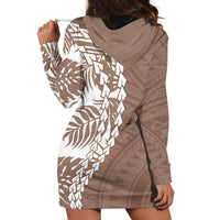 Polynesian Pride Hoodie Dress Polynesia Tribal - Tropical Brown LT7 - Polynesian Pride