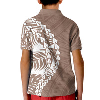 Polynesian Pride Kid Polo Shirt Polynesia Tribal - Tropical Brown LT7 - Polynesian Pride