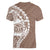 Polynesian Pride Women V Neck T Shirt Polynesia Tribal - Tropical Brown LT7 - Polynesian Pride