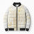 Samoa Lotu Tamaiti Mamanu Siapo Bomber Puffer Jacket Golden Plumeria - Polynesian Pride