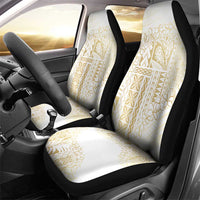 Samoa Lotu Tamaiti Mamanu Siapo Car Seat Cover Golden Plumeria - Polynesian Pride
