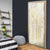 Samoa Lotu Tamaiti Mamanu Siapo Door Cover Golden Plumeria - Polynesian Pride