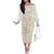 Samoa Lotu Tamaiti Mamanu Siapo Family Matching Off The Shoulder Long Sleeve Dress and Hawaiian Shirt Golden Plumeria - Polynesian Pride
