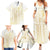 Samoa Lotu Tamaiti Mamanu Siapo Family Matching Summer Maxi Dress and Hawaiian Shirt Golden Plumeria - Polynesian Pride