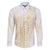 Samoa Lotu Tamaiti Mamanu Siapo Family Matching Summer Maxi Dress and Hawaiian Shirt Golden Plumeria - Polynesian Pride