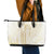 Samoa Lotu Tamaiti Mamanu Siapo Leather Tote Bag Golden Plumeria - Polynesian Pride