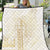 Samoa Lotu Tamaiti Mamanu Siapo Quilt Golden Plumeria - Polynesian Pride