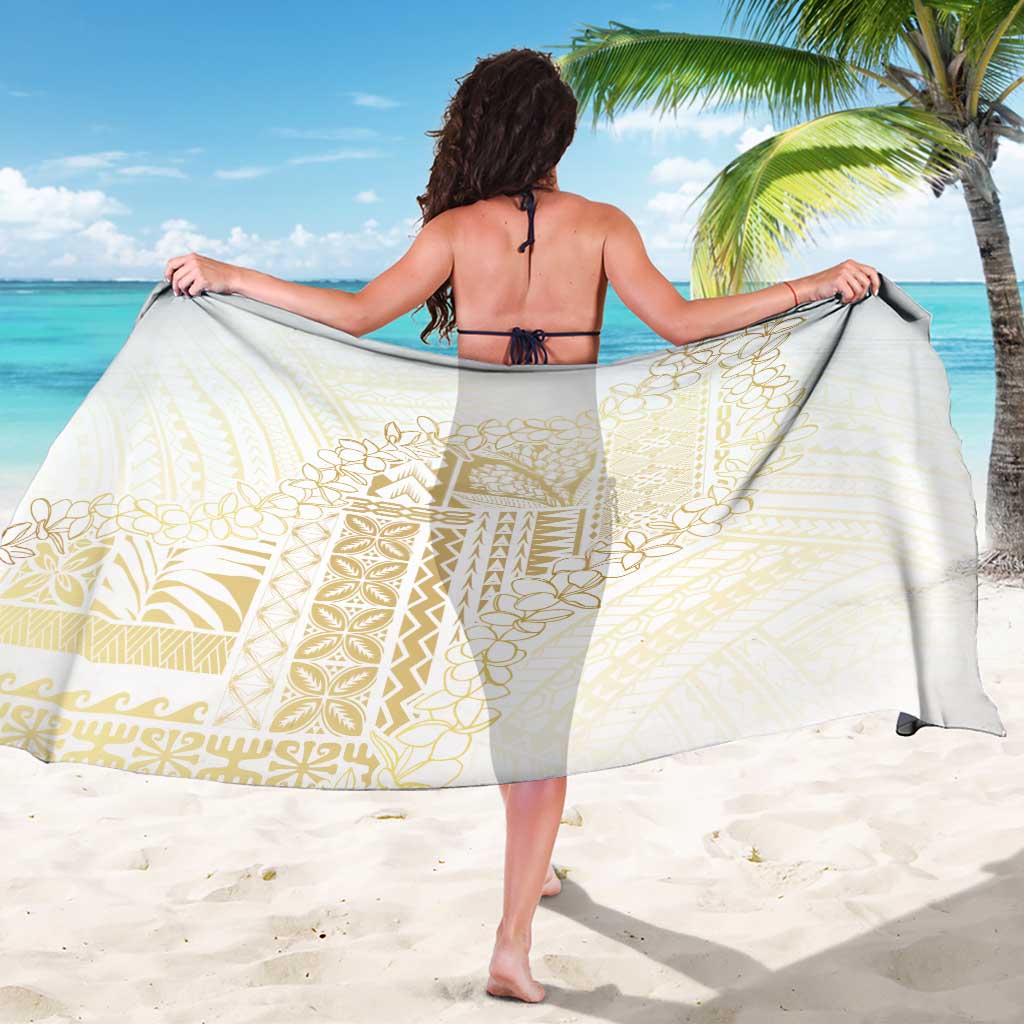 Samoa Lotu Tamaiti Mamanu Siapo Sarong Golden Plumeria - Polynesian Pride