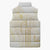 Samoa Lotu Tamaiti Mamanu Siapo Sleeveless Puffer Jacket Golden Plumeria - Polynesian Pride