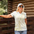 Samoa Lotu Tamaiti Mamanu Siapo Women Polo Shirt Golden Plumeria - Polynesian Pride
