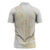 Samoa Lotu Tamaiti Mamanu Siapo Zipper Polo Shirt Golden Plumeria - Polynesian Pride