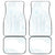 Samoa Lotu Tamaiti Mamanu Siapo Car Mats Off White Plumeria - Polynesian Pride