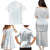 Samoa Lotu Tamaiti Mamanu Siapo Family Matching Puletasi and Hawaiian Shirt Off White Plumeria - Polynesian Pride
