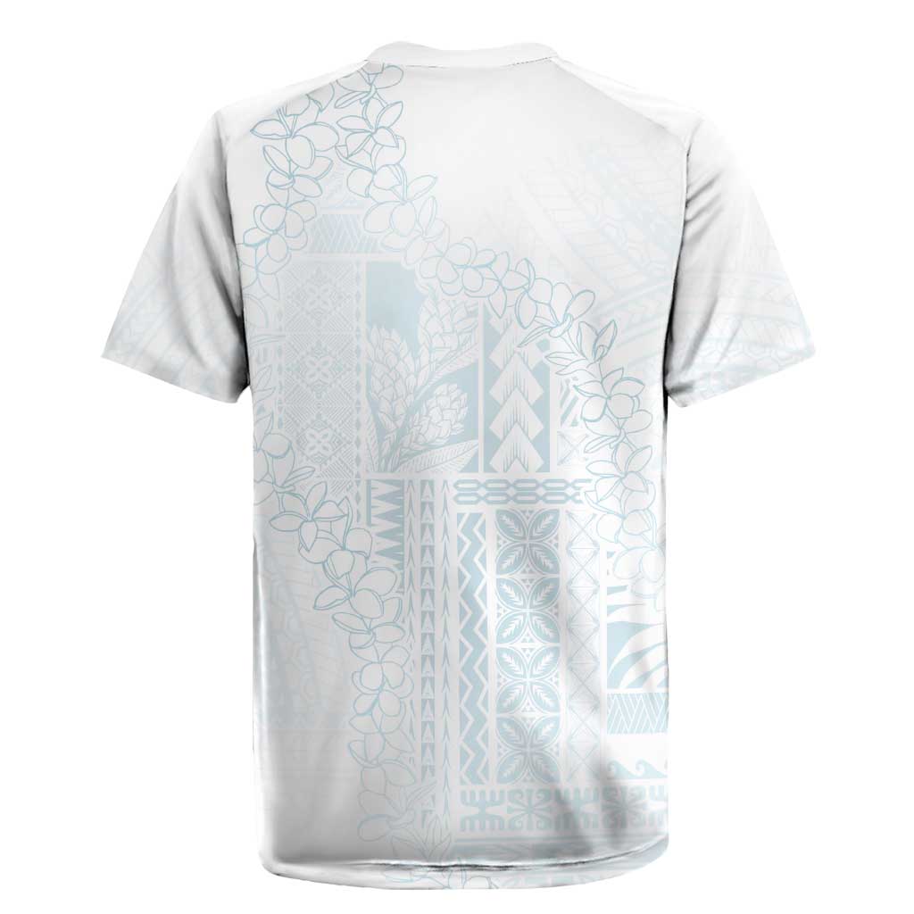 Samoa Lotu Tamaiti Mamanu Siapo Rugby Jersey Off White Plumeria - Polynesian Pride