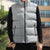 Samoa Lotu Tamaiti Mamanu Siapo Sleeveless Puffer Jacket Off White Plumeria - Polynesian Pride