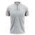 Samoa Lotu Tamaiti Mamanu Siapo Zipper Polo Shirt Off White Plumeria - Polynesian Pride