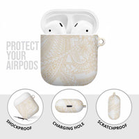Samoa Lotu Tamaiti Ivory AirPods Case Teuila Tatau - Polynesian Pride