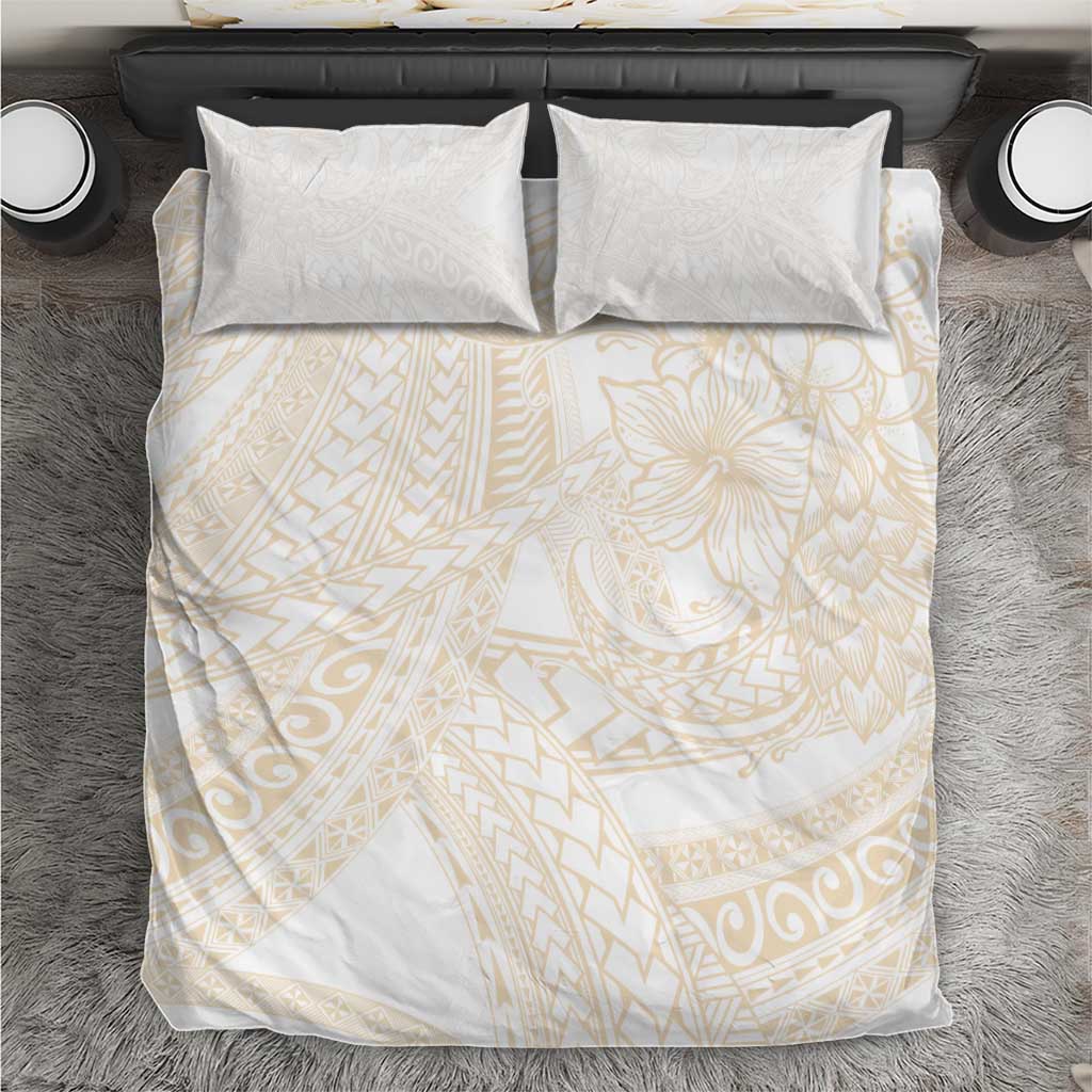 Samoa Lotu Tamaiti Ivory Bedding Set Teuila Tatau - Polynesian Pride