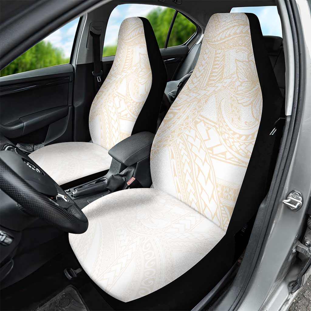 Samoa Lotu Tamaiti Ivory Car Seat Cover Teuila Tatau - Polynesian Pride