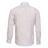 Samoa Lotu Tamaiti Ivory Family Matching Tank Maxi Dress and Hawaiian Shirt Teuila Tatau - Polynesian Pride