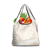 Samoa Lotu Tamaiti Ivory Grocery Bag Teuila Tatau - Polynesian Pride