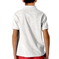 Samoa Lotu Tamaiti Ivory Kid Polo Shirt Teuila Tatau - Polynesian Pride