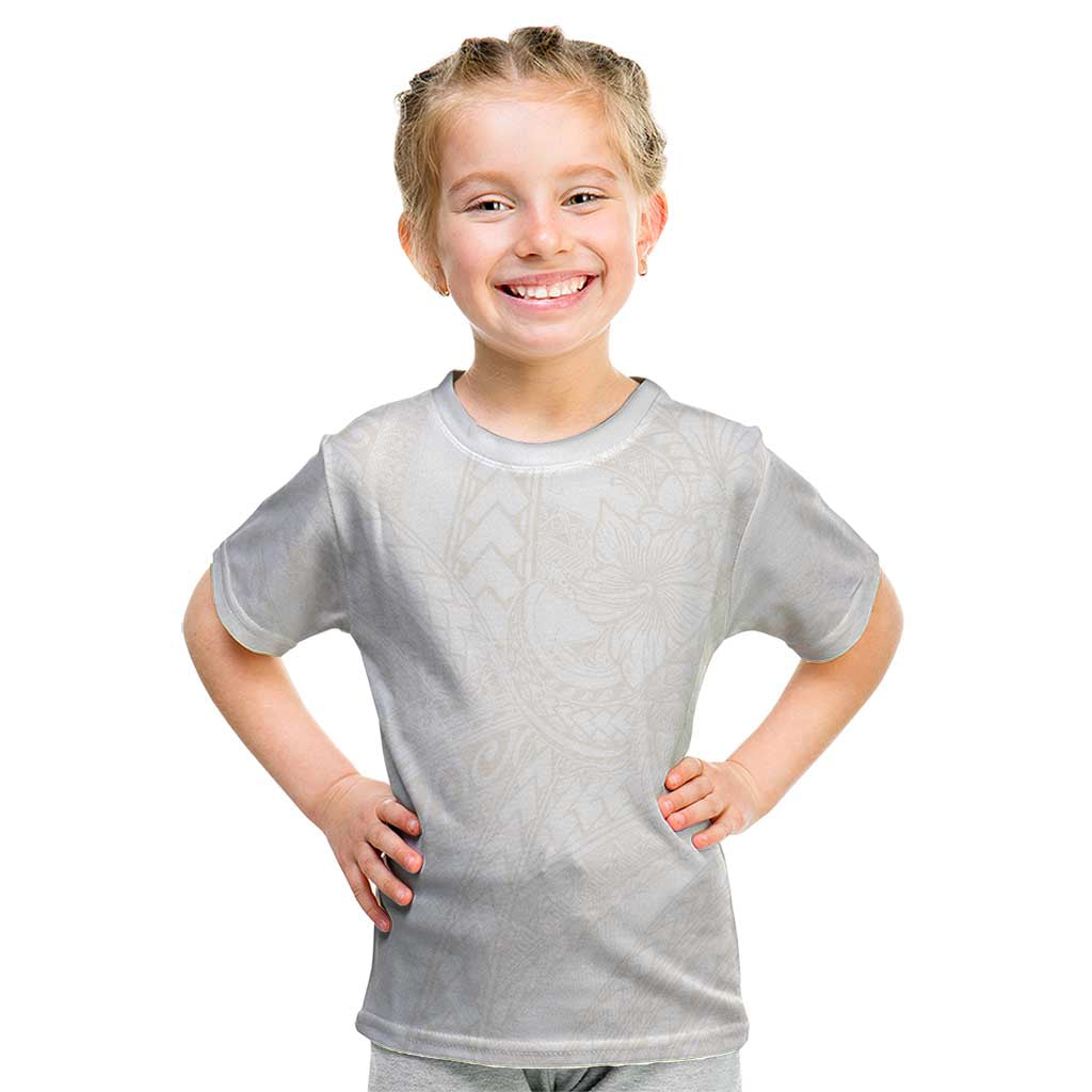 Samoa Lotu Tamaiti Ivory Kid T Shirt Teuila Tatau LT7 Ivory - Polynesian Pride