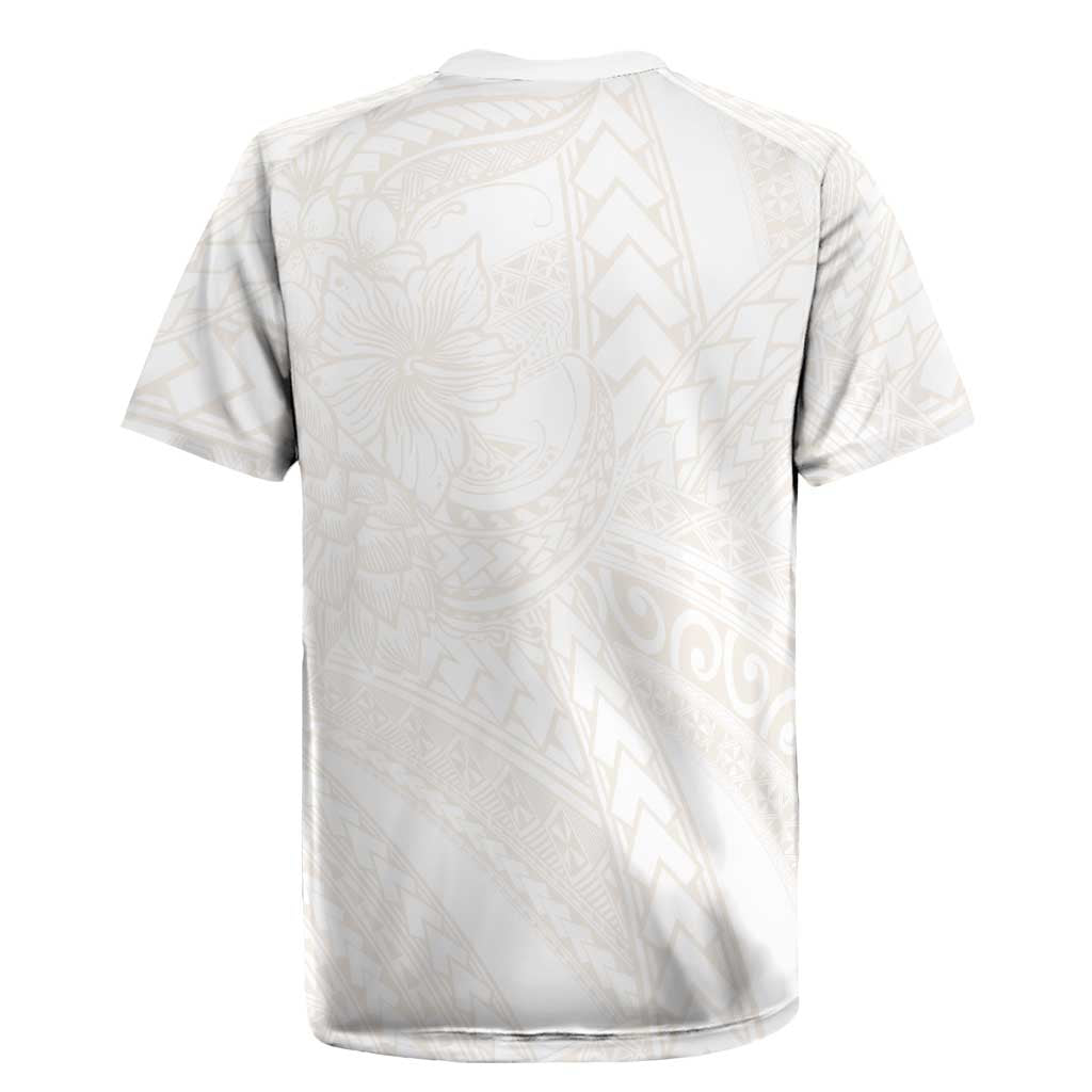 Samoa Lotu Tamaiti Ivory Rugby Jersey Teuila Tatau - Polynesian Pride