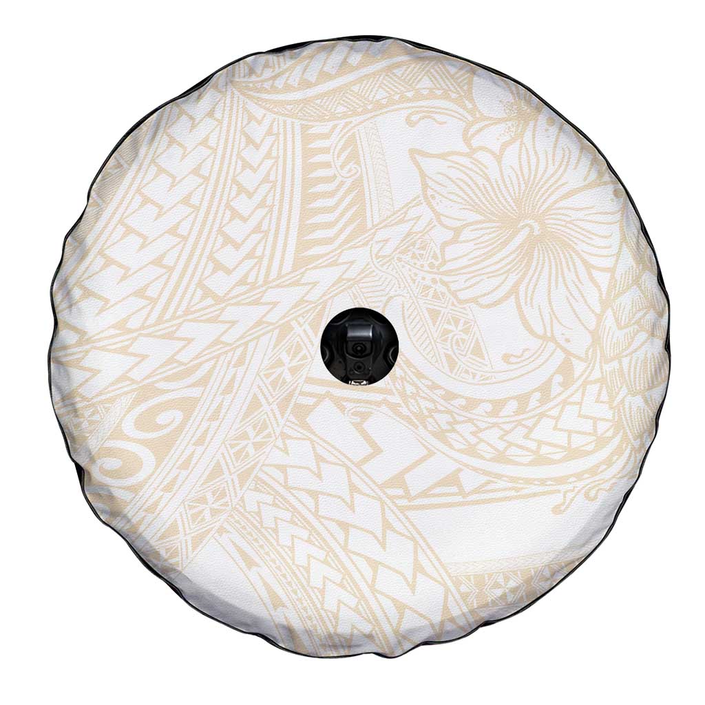 Samoa Lotu Tamaiti Ivory Spare Tire Cover Teuila Tatau - Polynesian Pride