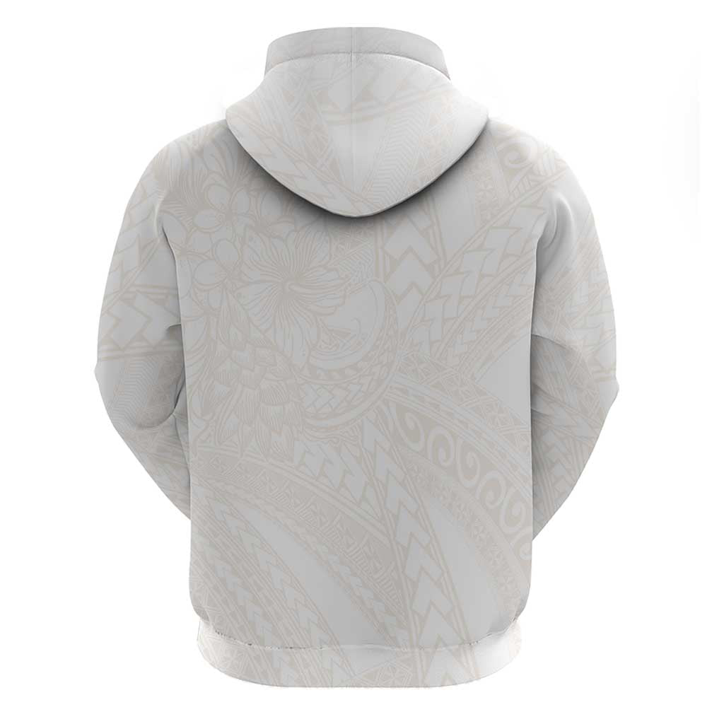 Samoa Lotu Tamaiti Ivory Zip Hoodie Teuila Tatau LT7 - Polynesian Pride