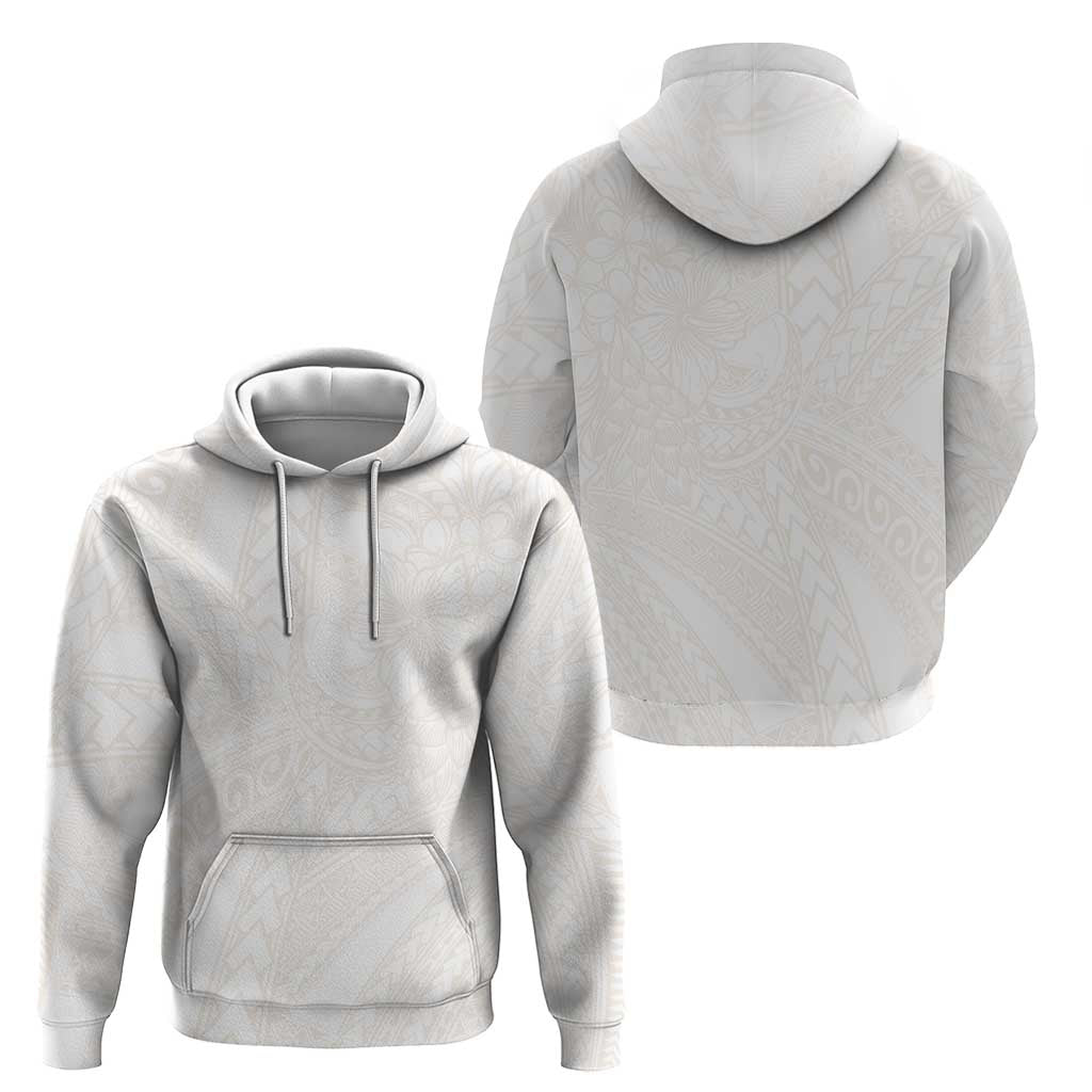 Samoa Lotu Tamaiti Ivory Zip Hoodie Teuila Tatau LT7 - Polynesian Pride