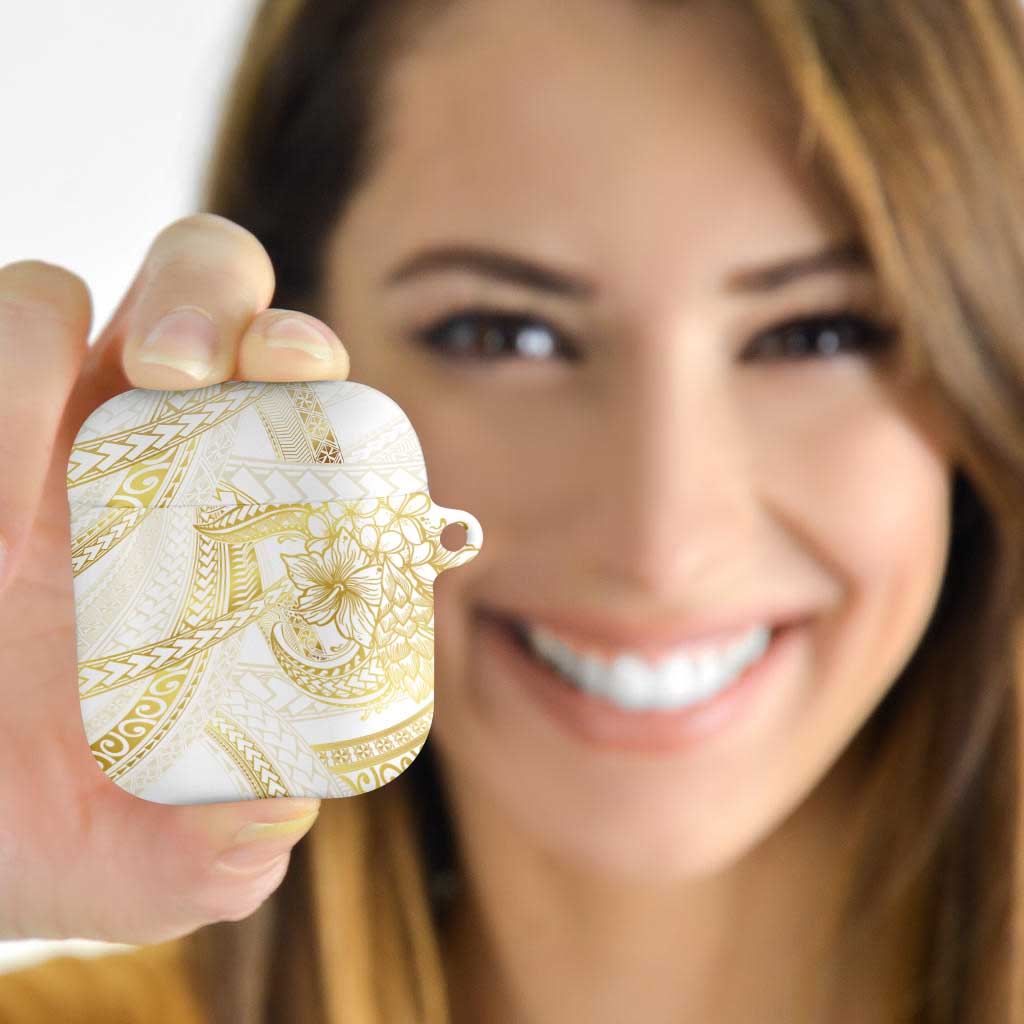 Samoa Lotu Tamaiti Gold AirPods Case Teuila Tatau - Polynesian Pride