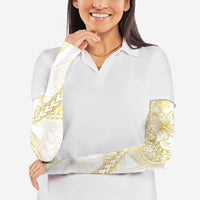 Samoa Lotu Tamaiti Gold Arm Sleeves Teuila Tatau - Polynesian Pride