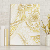 Samoa Lotu Tamaiti Gold Canvas Wall Art Teuila Tatau - Polynesian Pride