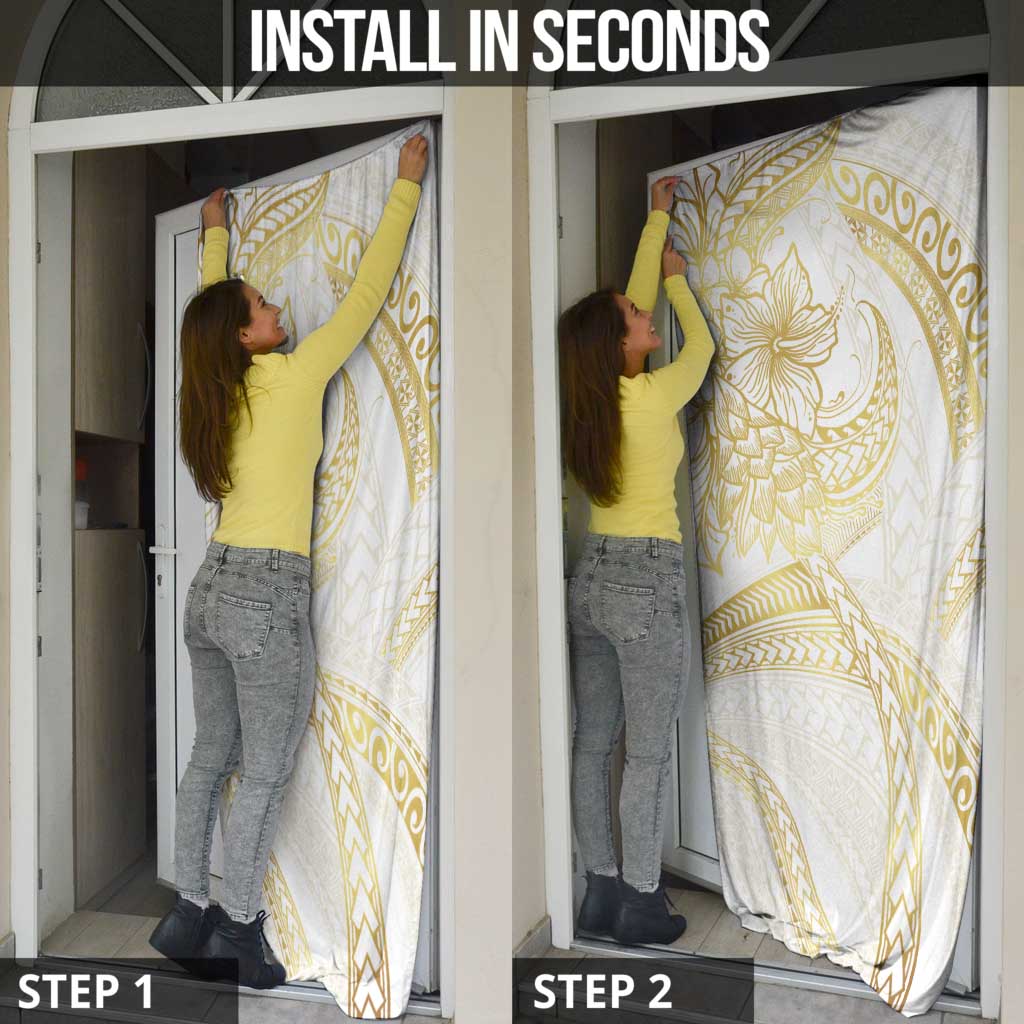 Samoa Lotu Tamaiti Gold Door Cover Teuila Tatau - Polynesian Pride