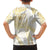 Samoa Lotu Tamaiti Gold Family Matching Off The Shoulder Long Sleeve Dress and Hawaiian Shirt Teuila Tatau - Polynesian Pride