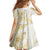 Samoa Lotu Tamaiti Gold Family Matching Off Shoulder Short Dress and Hawaiian Shirt Teuila Tatau - Polynesian Pride