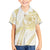 Samoa Lotu Tamaiti Gold Family Matching Off Shoulder Short Dress and Hawaiian Shirt Teuila Tatau - Polynesian Pride