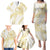 Samoa Lotu Tamaiti Gold Family Matching Puletasi and Hawaiian Shirt Teuila Tatau - Polynesian Pride