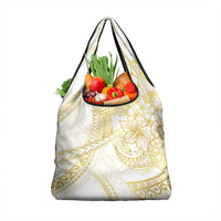 Samoa Lotu Tamaiti Gold Grocery Bag Teuila Tatau - Polynesian Pride