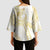 Samoa Lotu Tamaiti Gold Kimono Sleeve Blouse Teuila Tatau - Polynesian Pride
