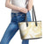 Samoa Lotu Tamaiti Gold Leather Tote Bag Teuila Tatau - Polynesian Pride