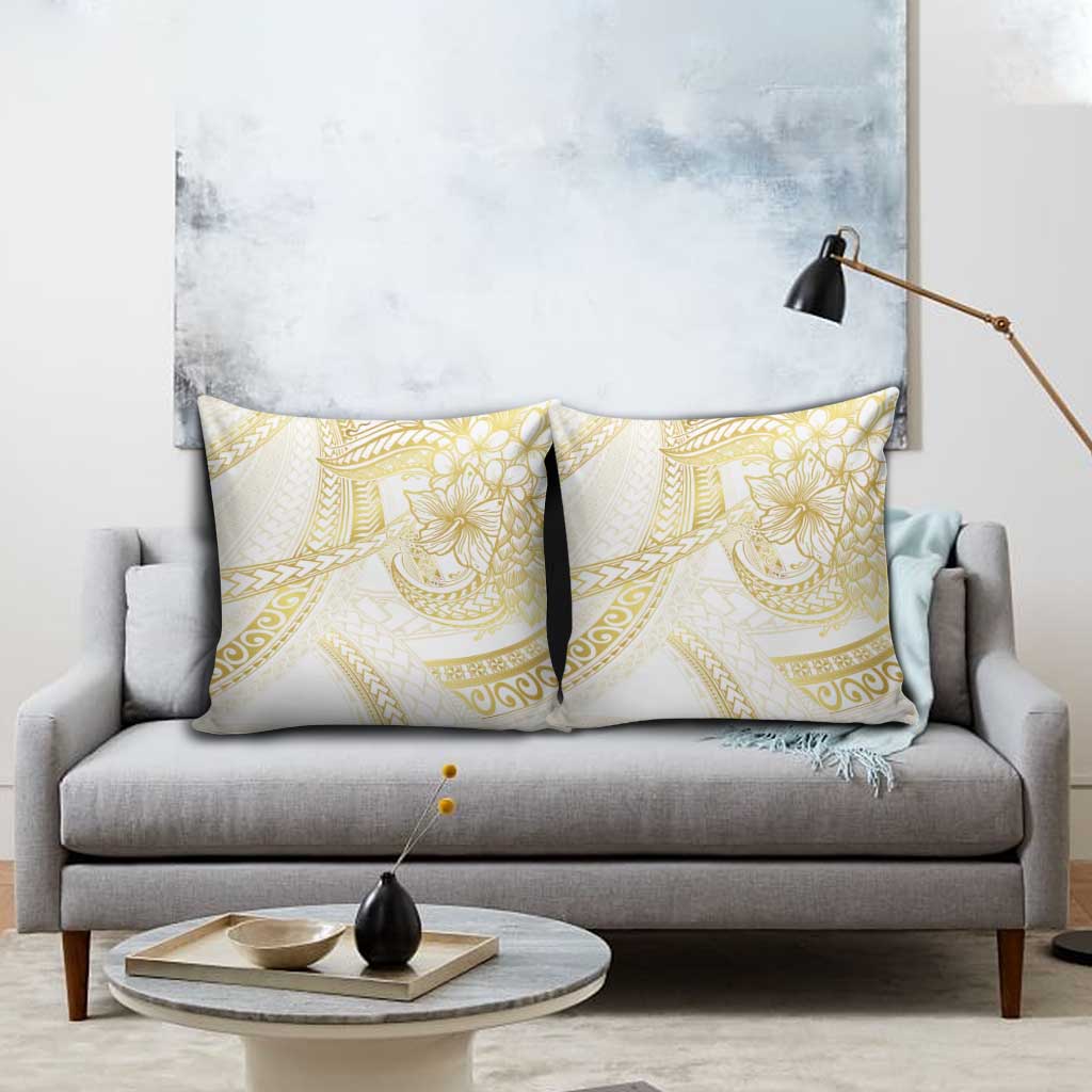 Samoa Lotu Tamaiti Gold Pillow Cover Teuila Tatau LT7 - Polynesian Pride