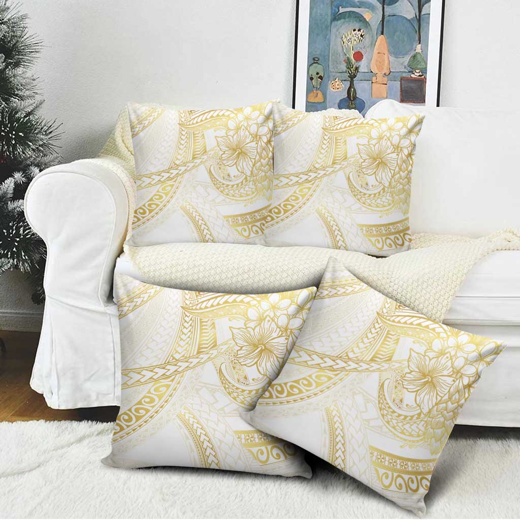 Samoa Lotu Tamaiti Gold Pillow Cover Teuila Tatau LT7 - Polynesian Pride