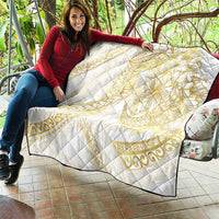 Samoa Lotu Tamaiti Gold Quilt Teuila Tatau - Polynesian Pride