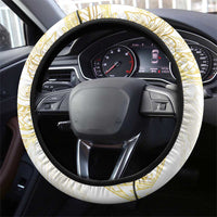 Samoa Lotu Tamaiti Gold Steering Wheel Cover Teuila Tatau LT7 - Polynesian Pride