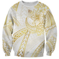 Samoa Lotu Tamaiti Gold Sweatshirt Teuila Tatau - Polynesian Pride
